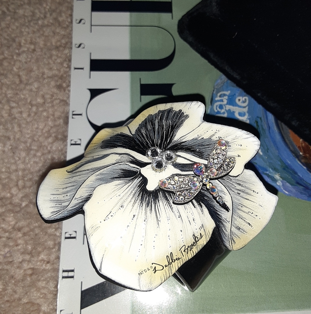 DEBBIE BROOKS DRAGONFLY WIDE CUFF BRACELET